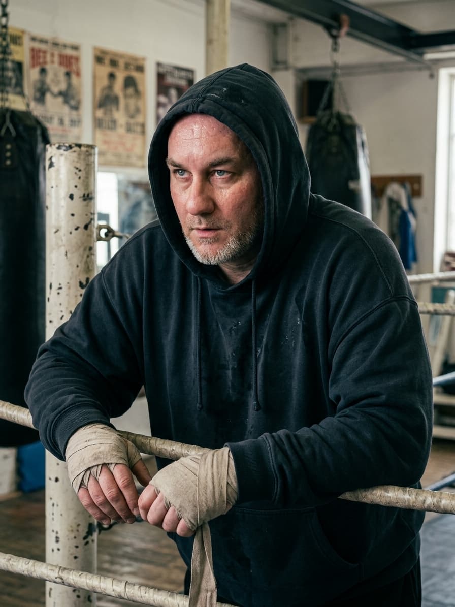 You are a high-end fitness lifestyle photographer creating a gritty, ultra-reali
